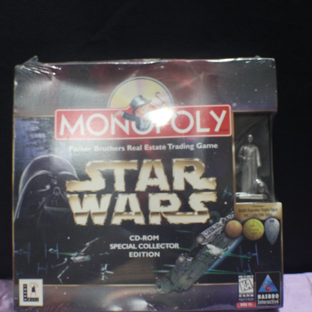 STAR WARS MONOPOLY CD ROM COLLECTORS EDITON